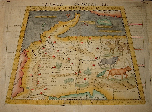 Ruscelli Girolamo (1504-1566) Tabula Europae IIII 1574 Venezia 